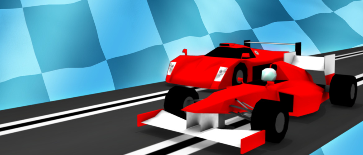 Slot car racing gameplay